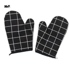 주방장갑 블랙 패브릭오븐장갑 조리용장갑 주방용장갑