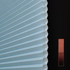 창문핏블라인드 붙이는 무타공 셀프설치 블라인드 반차광, 반차광 스카이블루, 제곱미터