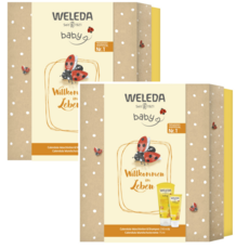 벨레다 Weleda 아기 피부 케어 선물 세트 기저귀 크림 & 샤워젤 2개씩, 2세트