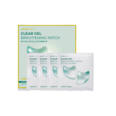 소온하루 클리어겔 브라이트닝 기미패치 치크핏 기미 잡티 케어 미백 주름개선 기능성, 1개, 4개입