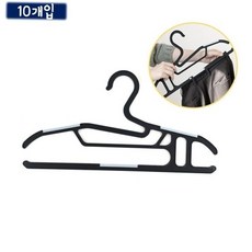 옆트임 논슬립 바지옷걸이-블랙 10p 니트걸이muj46XYZ
