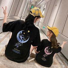 親子裝 全家福 情侶裝 純棉短T MIT台灣製 海豚星空圖案 短袖上衣