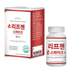 HK 리프젠 스파이크 밸런스 600mg, 1개, 60정