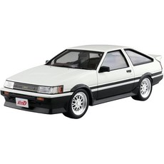 칭다오 문화교재사 AOSHIMA 이니셜 D No.13 아키야마 섭 AE86 레빈 1/24 스케일 플라스틱 모델, 1개