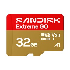 SANDISK Extreme GO microSDHC U3 UHS-I V30 4K 記憶卡, 1個, 32GB