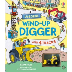 發條挖掘機 附4條軌道, USBORNE