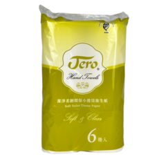 JERO潔淨柔韌環保小捲筒衛生紙 60入/箱, 1個, 60個裝