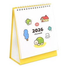 핑크풋 캘린더 2026 행부기 탁상 달력 책상달력 달력 탁상달력, 본품, 본품