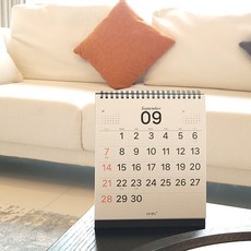 아이씨엘디자인 클로버 데스크 캘린더 2026, 블랙, 1개