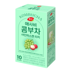 동서 애사비 콤부차 샤인머스캣 리치 10T, 5g, 10개입, 1개