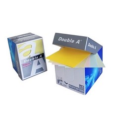 Double A 迷你便條紙 (白)(彩色) 60 x 83mm 無黏性 DA文具, 彩色 (金黃/淺黃/綠/藍/粉/紫 5色, 1個