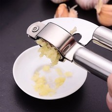 고급 410 스텐 갈릭 프레스 마늘 으깨기 절구 분쇄 야채 프레스 다지기 빻기 의깨기 으깨기 커터기 dew+64954me