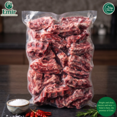 Premium Australian Halal Frozen Whole Lamb Neck Bones Rich Flavor Meaty 프리미엄 호주산 할랄 냉동 통양목뼈 진한풍미 살많은, 1개, 1kg