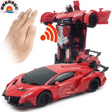 旭陽教育用品社 1:12 變形金剛 遙控車 玩具 機器人, 1個, 橘色, 橘色