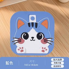 卡通地漏蓋 兩用防堵塞防臭 尺寸14.5x14.5cm, 天馬藍 - 哈樂貓 - 兩用地漏蓋