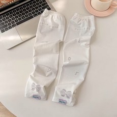 明星同款泡泡蝴蝶結防曬袖套女夏季騎車寬鬆防紫外線薄款透氣冰袖, 灰色-動漫蝴蝶結, 1個