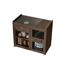 다도 테이블 투명 찻상 가벼운 전용 양문 80 커버 있음 확장된 부적 포함 조립 필요, 양문 80 없음 확장된 부적 고무 코팅 기기