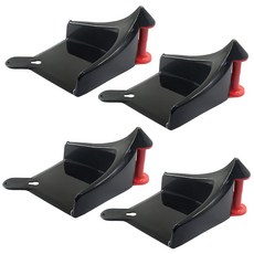 Hordion 자동차 호스 가이드 4개 디테일 타이어 롤러 와셔 호스가 끼거나 걸리는 것을 방지합니다. 세차 도구 오토바이 트럭 세척 블랙 252508