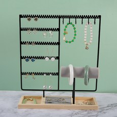 DFMEI 首飾展示架 桌面耳環戒指項鍊收納架