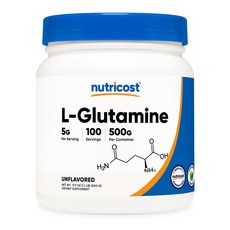 뉴트리코스트 L-글루타민 파우더 무맛 500g, 1개