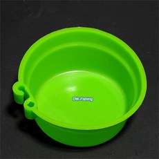 대경 거치식 고무그릇 소 거치 고무그릇 (뒤꽂이 및 외꽂이에 거치 가능), 연두색