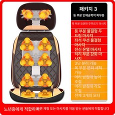 등받이 마사지기 롤링 의자쿠션 쿠션 휴대용 의자 좌식 어깨 허리 제품 안마기 의자형 롤링마사지 근육이완 안마, 4.진한갈색