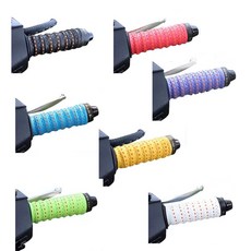 락모터스 심쿠션 그립테이프 오토바이 배드민턴 테니스 낚시대 골프채 미끄럼방지 핸들그립, 1개, 블루