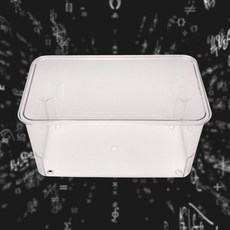 학교 과학 실험용 PVC 소형 용량표시 사각수조 25x15x12cm 과학실험 교육기관, 1개, 상세페이지참조