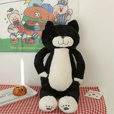 고양이 인형 애착 쿠션, 깜장냥