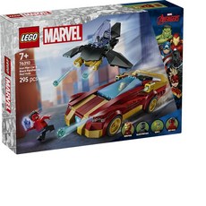 LEGO 76310 Super Heroes Iron Man Car & Black Panther vs. Red Hulk, 1個, 混色