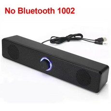 PC 유선 및 무선 블루투스 스피커 USB 전원 사운드바 TV 노트북 게임용 홈 시어터 서라운드 오디오 시스템 (색상-NO Bluetooth 1002 세트 유형-Speaker), [01] Speaker, NO Bluetooth 1002