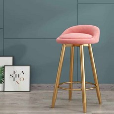 스탠드바의자 북유럽 등받이의자 바스툴 카페 매장 와인바, 블루