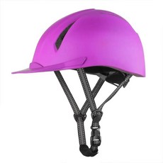 조절 통기성 승마 헬멧 남녀 공용 장비 모자 야외 스포츠 보호, 1개, 18. 매트 딥 핑크 M (52-58cm)