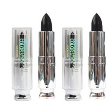 정품추천/새치커버/염색약/색솔 새치커버 스틱 립스틱형 흑색 흰머리커버 2EA/립스틱형/부분커버가능/뿌리/염색/빠른건조/간편휴대용, 2개