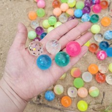 25mm 미니 탱탱볼 얌체공 고무공 장난감 얌체볼 100개 랜덤, 단품