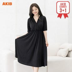 시원한 여름 수유복 수유원피스 편한 V넥 3+1