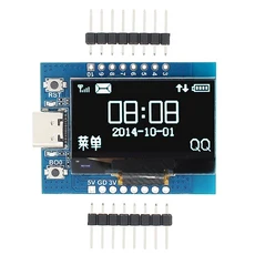 1.3인치 OLED 디스플레이가 탑재된 ESP32-C3 개발 보드 Arduino WiFi 블루투스 IoT 모듈 세라믹 안테나, 01 모델 4, 01 1.3 inch White