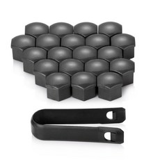 17mm 20개/몫 휠 러그 볼트 센터 너트 커버 캡 321601173 스코다 호환 octavia a5 a7 1 rapid fabia Yeti 뛰어난 액세서리, 그레이