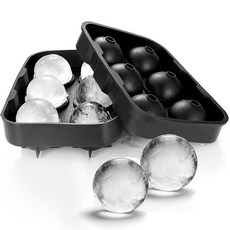 에델키친 실리콘 얼음 트레이 6구, 블랙, 1개