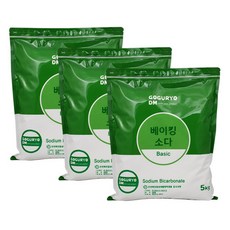 고구려디엠 베이킹소다 베이직, 5kg, 3개