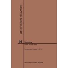 (영문도서) Code of Federal Regulations Title 46 Shipping Parts 166-199 2019 Paperback, Claitor's Pub Division, English, 9781640246935