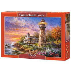 CASTORLAND & CastorlAND C-151790-2 1500피스 직소 퍼즐 마제스틱 가디언 등대 바다 전망 해변 성인용 퍼즐 140457, CASTORLAND & CastorlAND C-1517