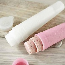 파미레 실리콘 아이스 폴라포 스틱 2종 세트, 오렌지, 그린, 1세트