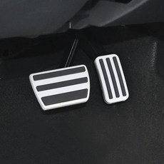 자동차 가스 브레이크 페달 시빅 세대 미끄럼 방지 발받침 풋 커버 부품, 9. 2pcs, 기본