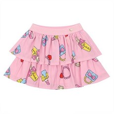 프렌치캣 핑크 프린트 스커트 Q41DBS100 153278