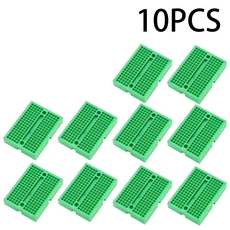 1-10PCS SYB-170 미니 프로토타입 실험 테스트 브레드보드 보드 타이 포인트 170 타이 포인트 35478.5mm 6, 01 Green 10PCS