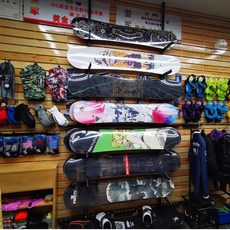 스노우보드 거치대 보관 랙 진열대 스키 장비 스탠드, 360cm, 화이트, 1개