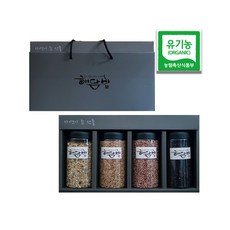 해담비 유기농잡곡 선물세트1호 알뜰세트 (혼합12곡 귀리 수수 찰흑미), 1개