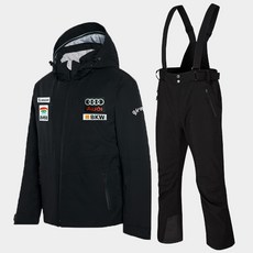 지프로그 스키복 보드복 세트 로체 베이직 빕 세트 블랙