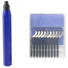 배리툴 회전날 디버링툴 + 교체날1pack, 1세트